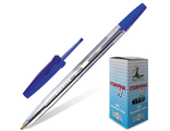 Ручка шариковая CORVINA 51 корпус прозрачный 40163/02 TRASP, синяя 140300
